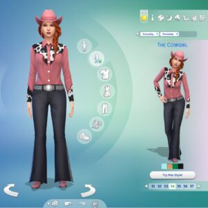 Look personnalisé : La cowgirl