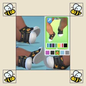 Chaussures pour bébé "Orange Joyeux