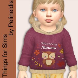 Bébés Pull en laine d'automne joyeux
