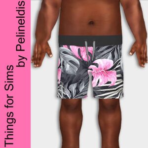 Maillot de bain pour bébés Feuilles tropicales
