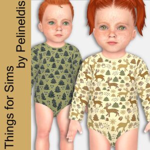 Combinaison pour bébés fêtes d'hiver