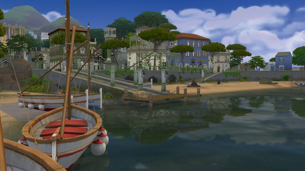 Visite d'Ondarion, le royaume des Sims 4