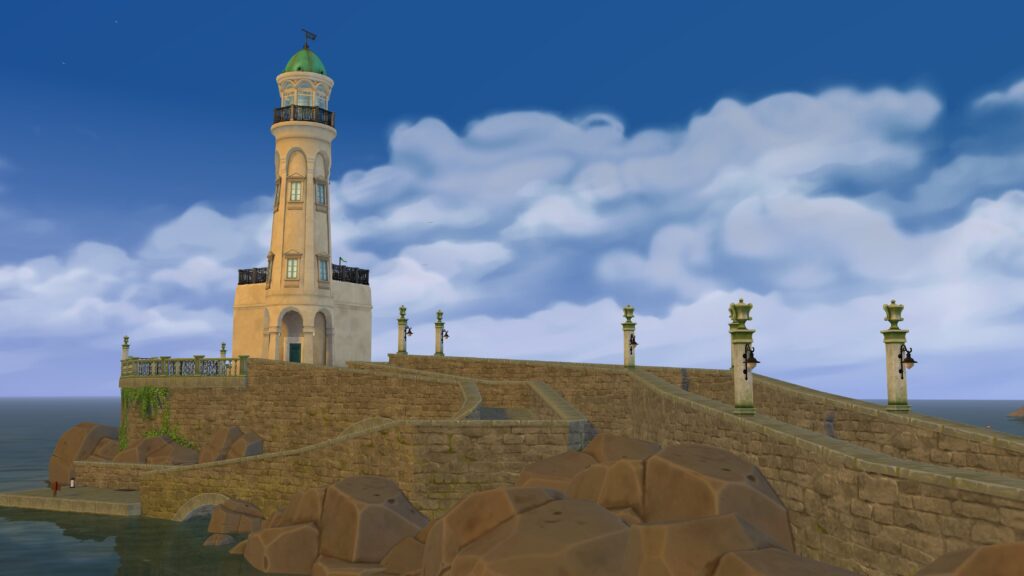 Visite d'Ondarion, le royaume des Sims 4