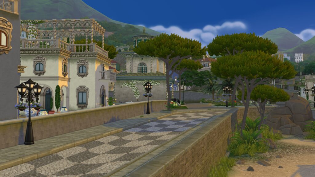 Visite d'Ondarion, le royaume des Sims 4
