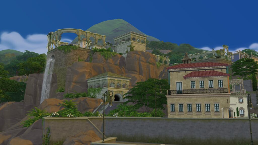 Visite d'Ondarion, le royaume des Sims 4