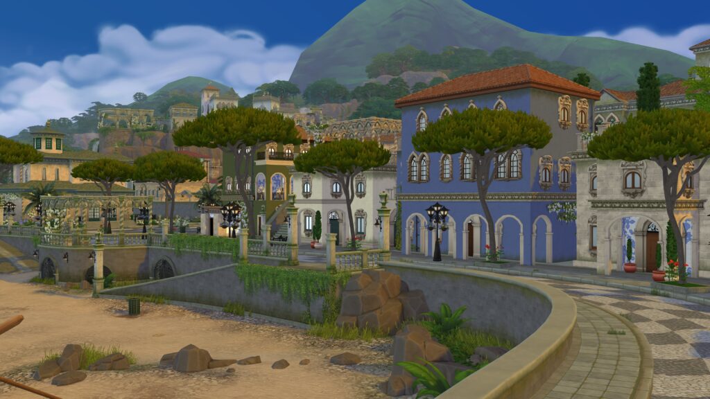 Visite d'Ondarion, le royaume des Sims 4