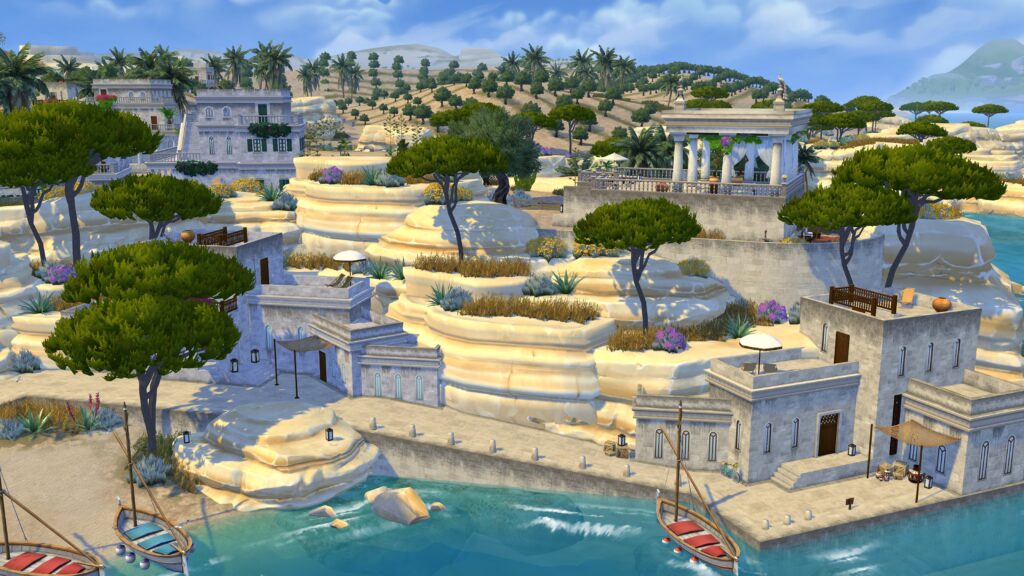 Visite d'Ondarion, le royaume des Sims 4