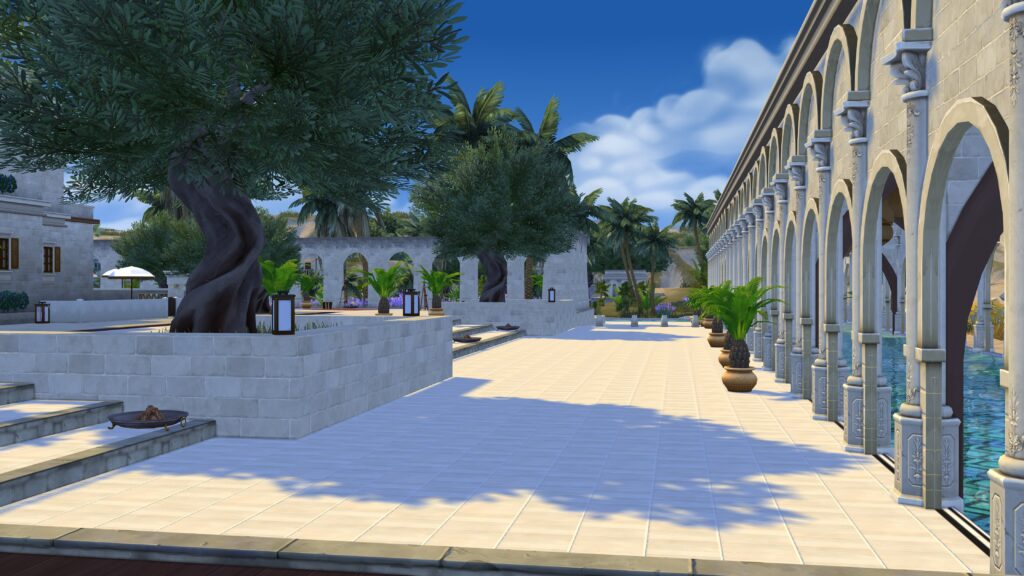 Visite d'Ondarion, le royaume des Sims 4