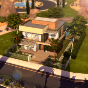Maison moderne mignonne