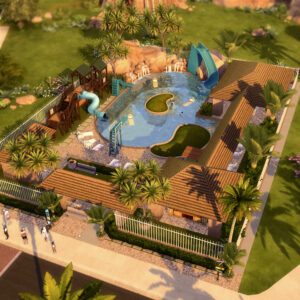 Mini parc aquatique