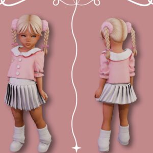 Jupe plissée de Nana7 - (Jasmine)