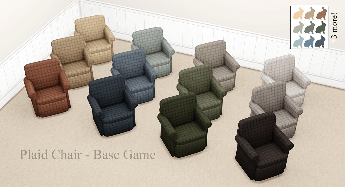 Fauteuil à carreaux - Jeu de base