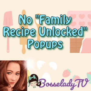 Recette familiale déverrouillée Popups