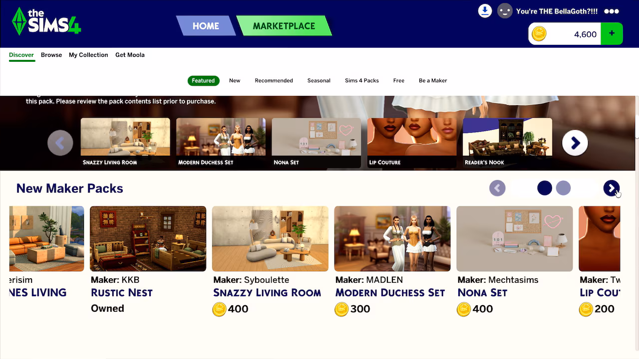 Maxis annonce l'arrivée de la Marketplace Sims 4, une boutique de CC payants