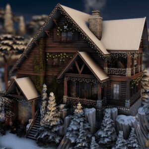 Cabine en rondins de Rhysand | La Cour de la Nuit | Construction inspirée de ACOTAC
