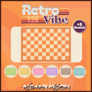 Tapis rétro Y2K - Décor de sol