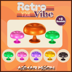Y2K Lampe Champignon | Éclairage Rétro