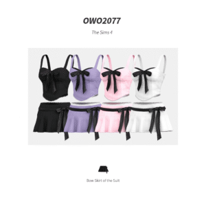 OWO2077 - Mini-jupe Sweet Bow