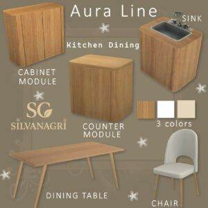 SG_Ligne Aura_Cuisine salle à manger set