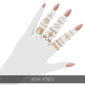 Simpliciaty's Asha Rings