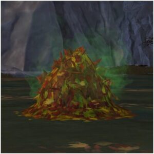 No spoiling leaf pile