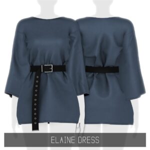 Simplicité d'Elaine Robe