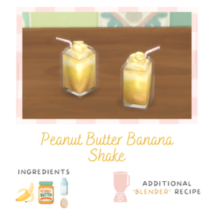 Peanut Butter Banana Shake — TianaSims / Traduit en français par dokimtz