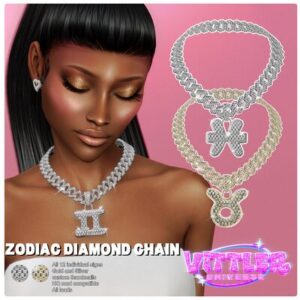 Chaîne de collier Zodiaque