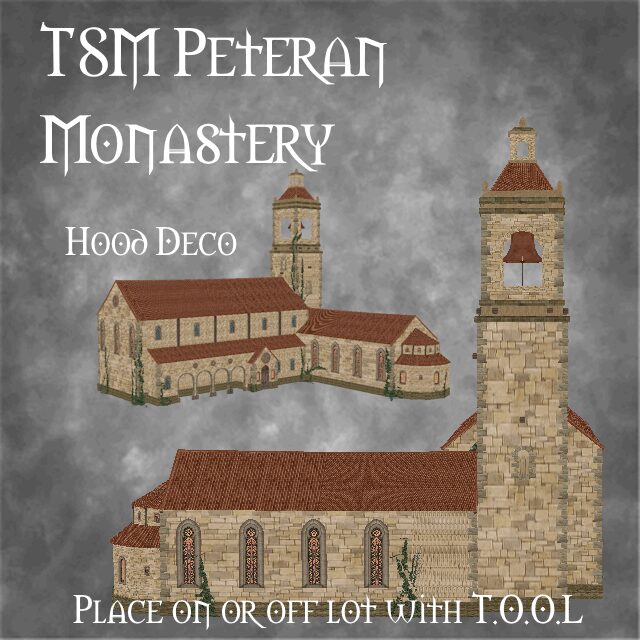 TSM Monastère de Peteran - Décoration de capuche
