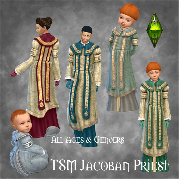 Tunique du Prêtre Jacobin de TSM pour tous les âges