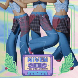 Starstruck Jeans avec motifs d'étoiles et jupe F