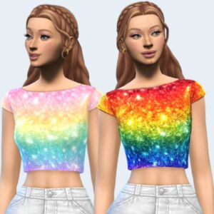 Top en duo Spectrum Shine