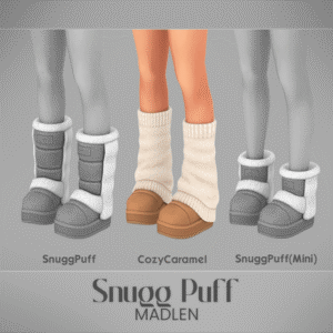 Snugg Puff (Bottes caramel douillettes)