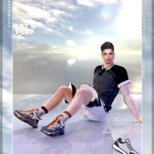 Modern Streetwear Accent Mesh Athletic Sneaker