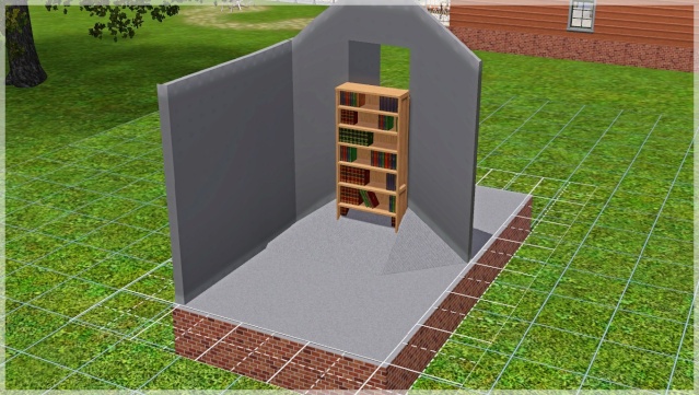 Cacher une porte derrière une bibliothèque dans Les Sims 3