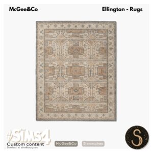 Sims4Luxe - McGee & Co - Elington - Tapis