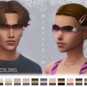 Y2K Lunettes de soleil à étoile