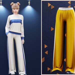 Pantalons de sport à rayures