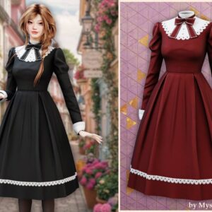 Robe de domestique vintage