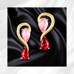 Boucles d'oreilles à clip en forme de cœur