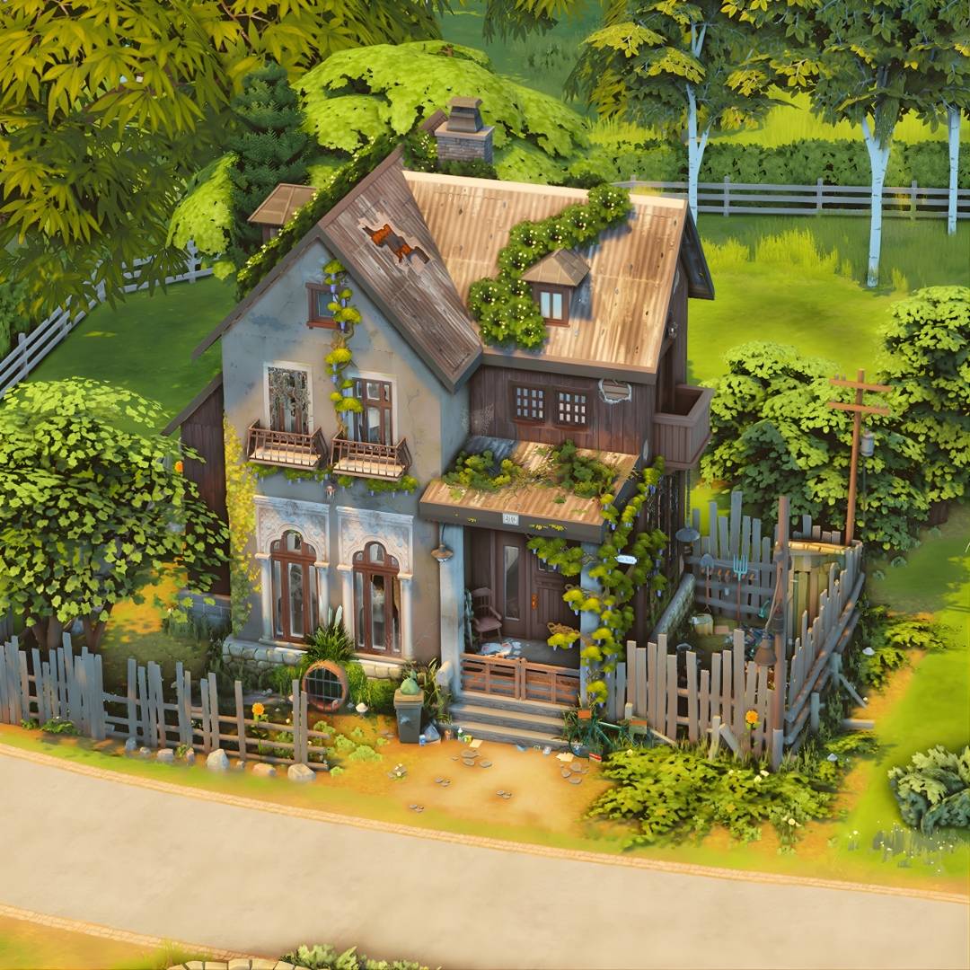 Maison abandonnée réaliste