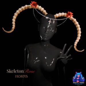 Skeleton Rose Horns