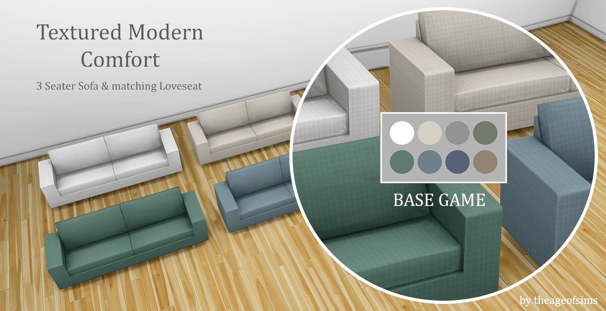 Textured Modern Comfort - [Canapés du jeu de base]