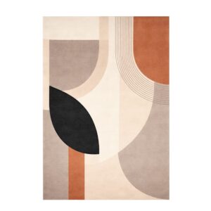 Tapis moderne en arc désertique