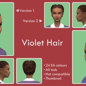 Cheveux violets - Vautour