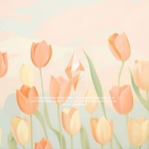 Fleurs de tulipes pastel pour les lits d'enfants dans *Les Sims 4*