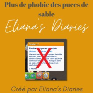 Pas de plus phobie des mouches de sable