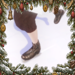 Medieval Ice Rink & Patins en Cuir Remplacement - CADEAU DE NOËL!