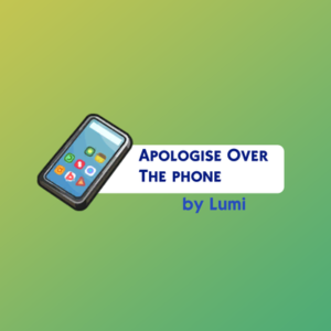 Illustration d'un téléphone dans le jeu Les Sims 4 pour l'extension S'excuser au téléphone par Lumi