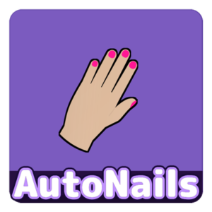 Main avec ongles colorés pour jeu Les Sims 4 AutoNails